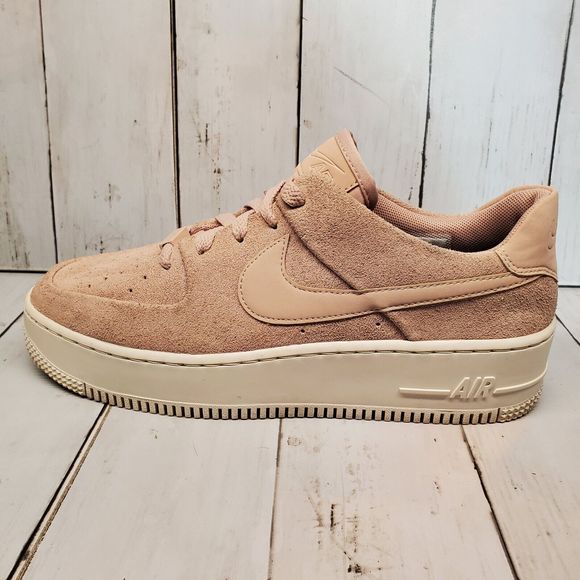 Nike AF1 Sage Low Air Force 1 Women's Sz 10 Particle Beige Sneakers AR5339-201 - Picture 4 of 11